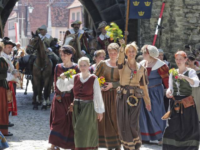 Historisches Fest in Rothenburg ob der Tauber