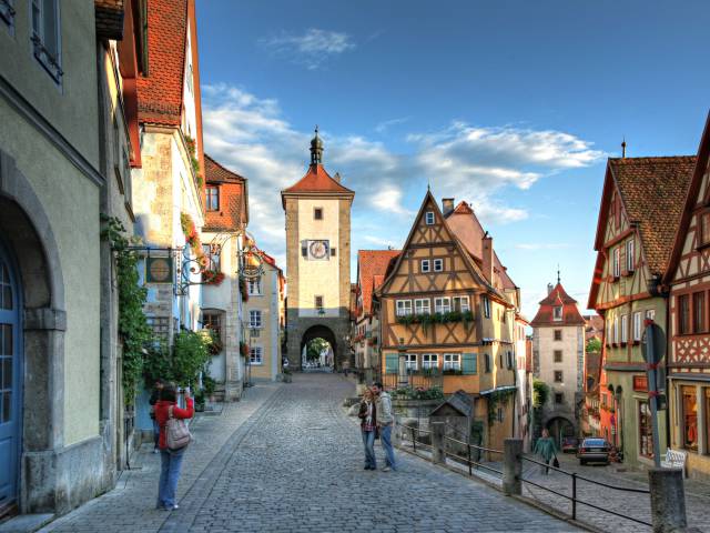 Die Altstadt von Rothenburg ob der Tauber