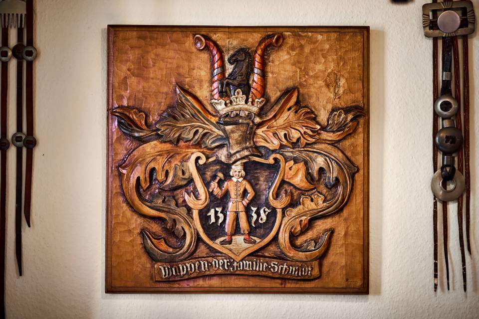 Das Wappen der Familie Schmidt
