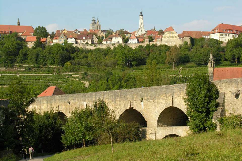 Die Altstadt Rothenburg ob der Tauber