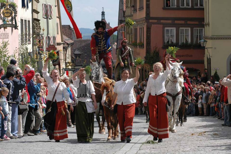 Historisches Fest in Rothenburg